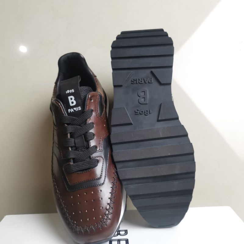 sepatu kulit pria sneaker cowok berluti mewah p1shoes new men shoes leather