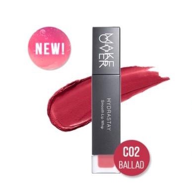 MAKE OVER Hydrastay Lip Whip | Color Stick Crayon | Powerstay Lipcream