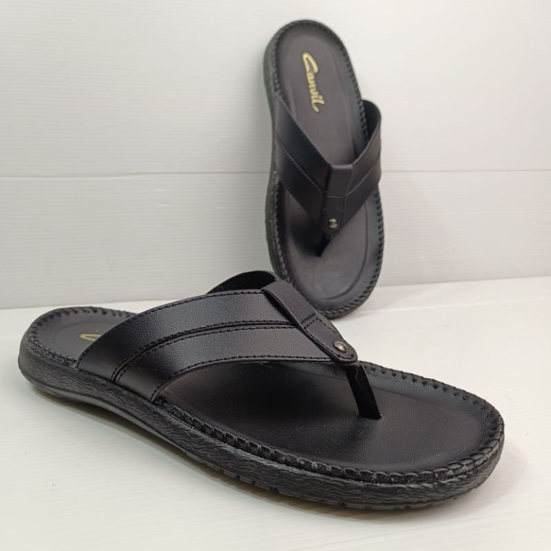 Sandal Jepit Pria Bahan Kulit Lembut (Vino 03)