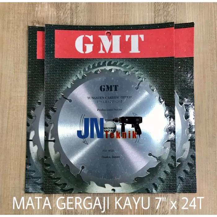 Terlaris Mata Gergaji Potong Kayu Gmt 7" 24 T / Mata Circular Saw Gmt 7 Inch
