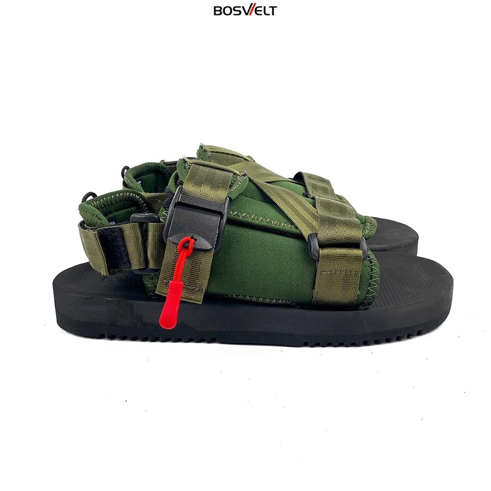 Tewrlaris Bosvelt Original - Sandal Traveling Pria / Sendal Gunung / Flip Flop - Voka V4 Army