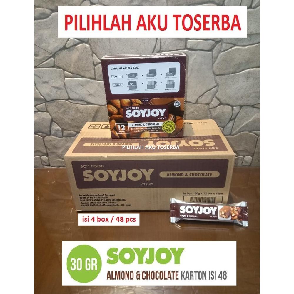 

SOYJOY ALMOND & CHOCOLATE 30 gr - (HARGA 1 KARTON ISI 4 BOX / 48 pcs) Best Seller
