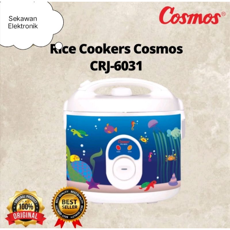 MAGIC COM Cosmos Rice Cooker Harmond CRJ-6031 N 2L