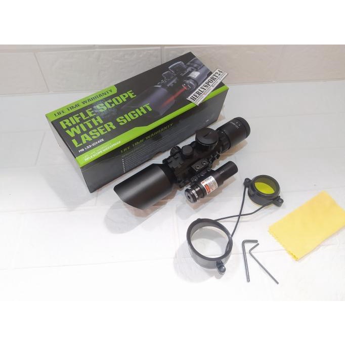 TELESCOPE M9 LS3-10X42E TELESKOP M9 LS3-10X42E LASER MERAH ACCURATE M9