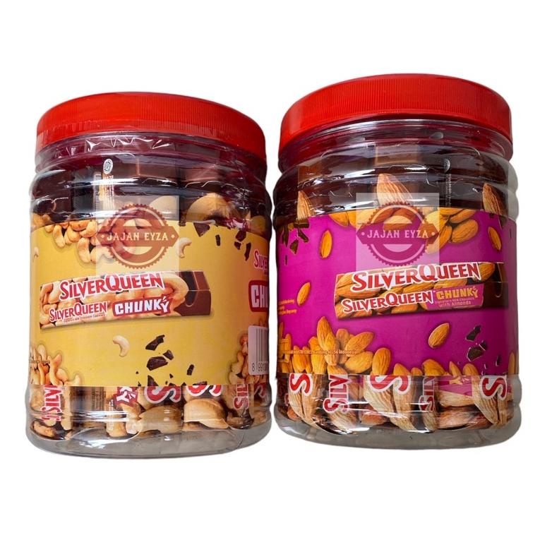 

silverqueen chunky bar jar toples / coklat termurah chunky bar silverqueen murah chunky almond Best Seller