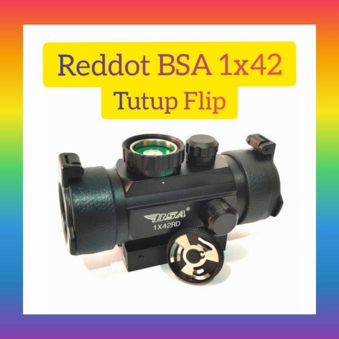 Reddot BSA tutup Flip - Red dot BSA flip (bukan GSR, Hakko ,Bushnell)