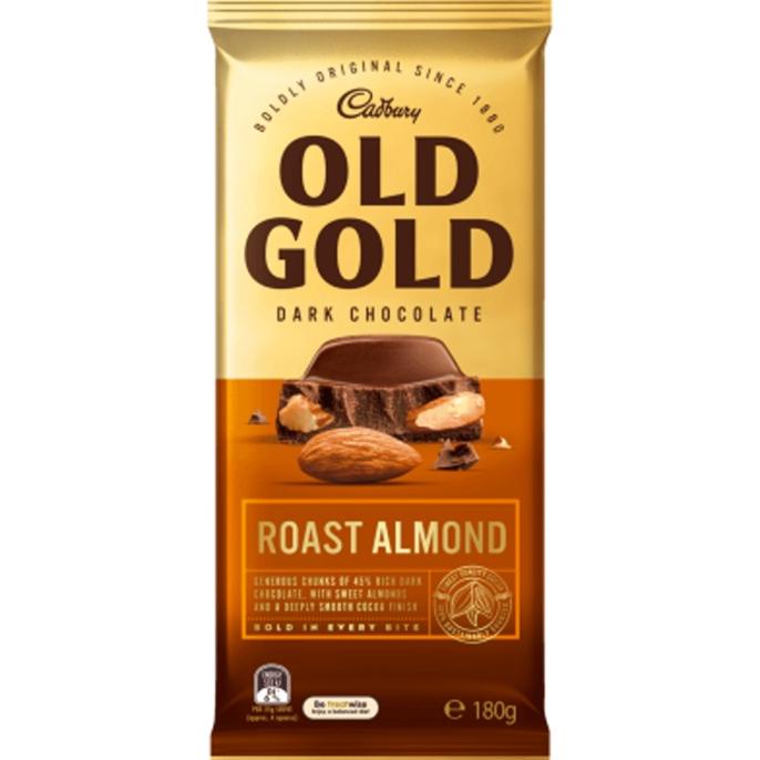 

Cadbury Old Gold Dark Chocolate Roast Almond Australia Best Seller