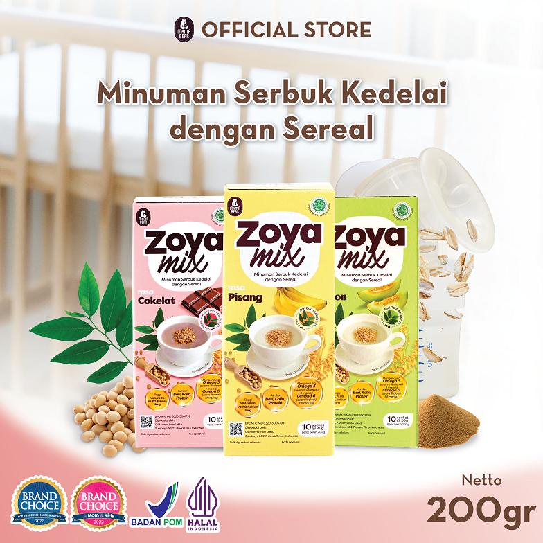 

Hot Sale MamaBear ZoyaMix Sereal Kedelai dengan daun Katuk 3 Box ,,