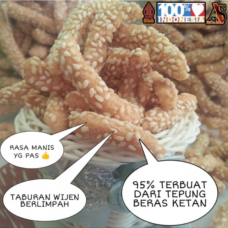 

1kg Ciput Ketan Wijen