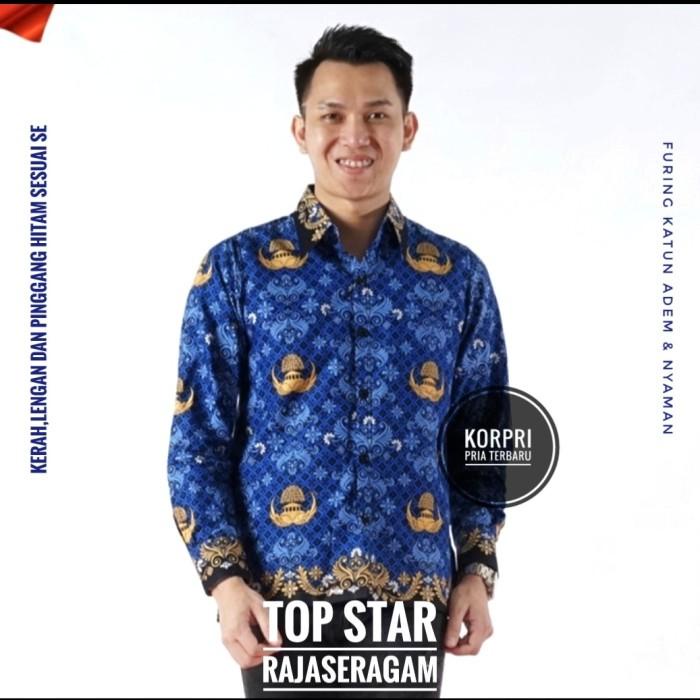 

Baju Seragam Kemeja Blus Pria Wanita Batik Korpri Furing Pns Terbaru