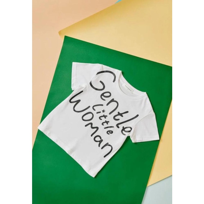 GENTLE WOMAN [Gentle Little Woman] T-SHIRT White