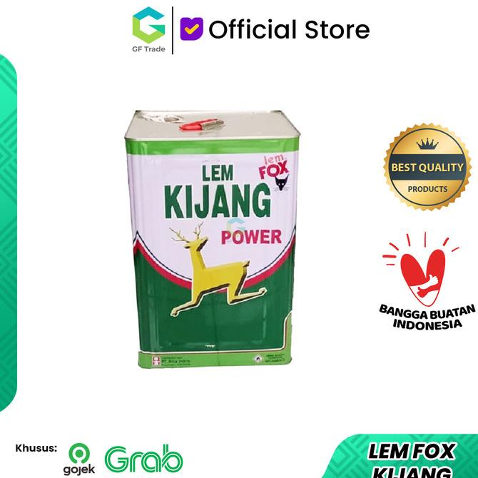 

Lem Fox Kijang Power Blek Hijau 10 KG Lem Hpl Edging Lem Kuning Fox usr01