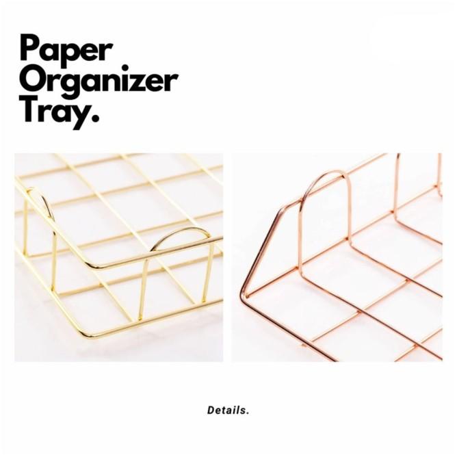

Baru Tempat Rak Dokumen Kantor / Document Rack File Tray Letter - Susun Hq Original