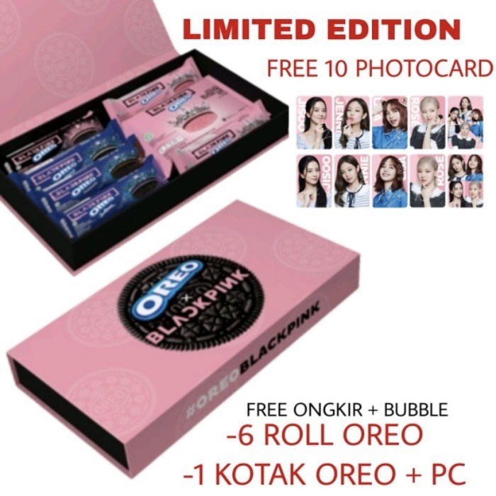 

Oreo x Blackpink Exclusive Box 2nd Limited Edition Photocard Lengkap