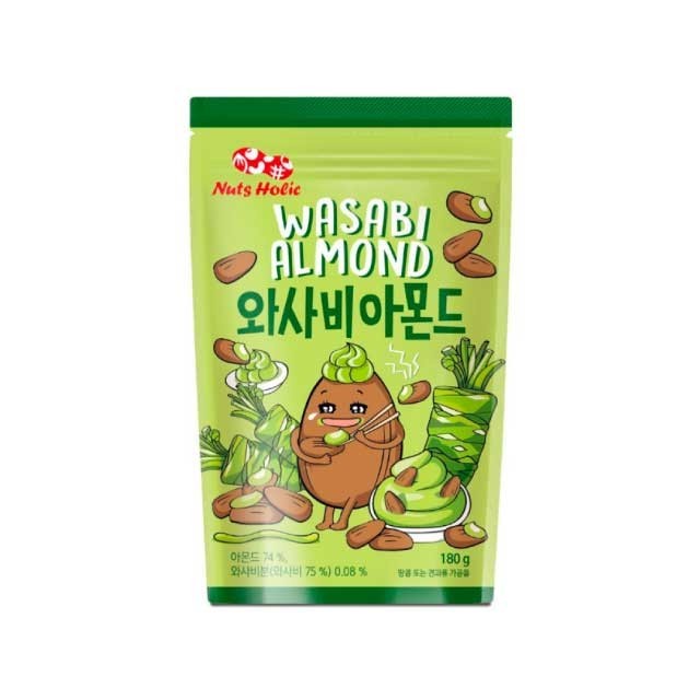 

NUTS HOLIC WASABI ALMOND 180 GR