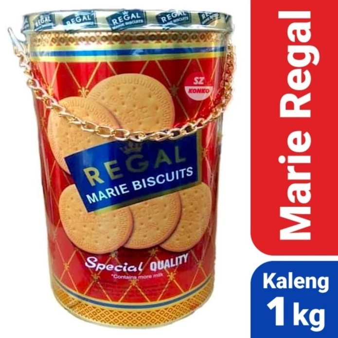 

Biskuit Marie REGAL 1 kg Special Quality Biscuit Regal Kaleng Rantai