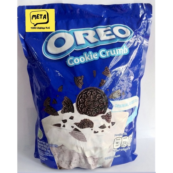 

ORIGINAL OREO COOKIE CRUMB 1kg / REMAHAN BISKUIT OREO