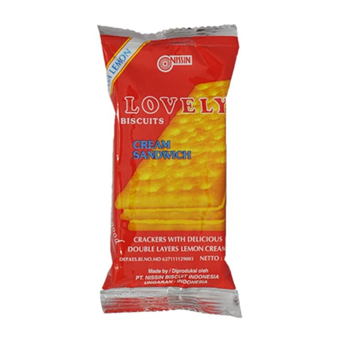 

NISSIN LOVELY LEMON 25 GRAM 1 KARTON ISI 100 PACK