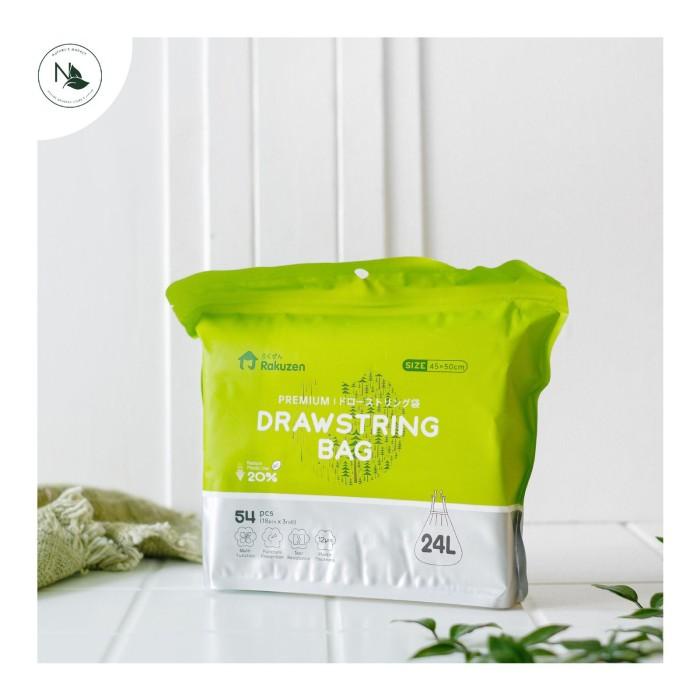 

Rakuzen Premium Drawstring Bag 45 X 50Cm 24L Isi 54'S 077