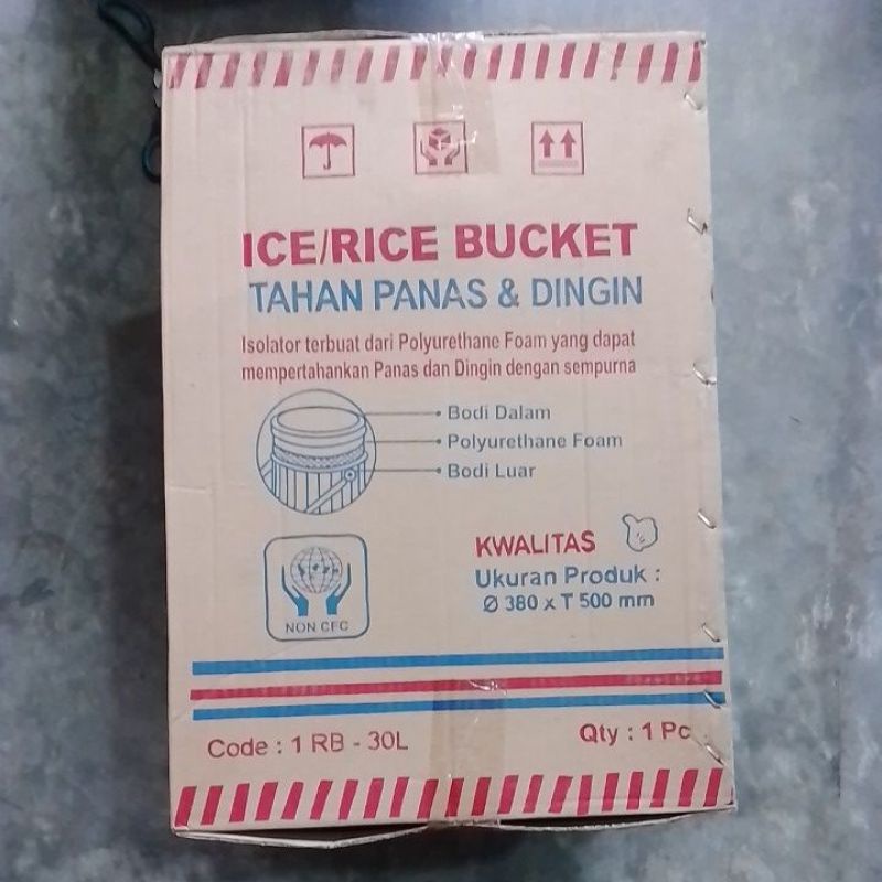 Rice bucket sunflower 30 liter / termos es / termos nasi