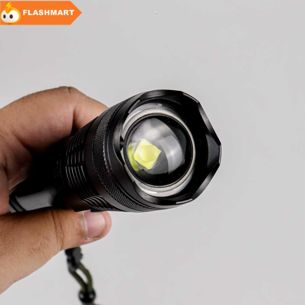 FLASHMART Senter LED Long Range Zoom USB Rechargeable P50 - TG-S191