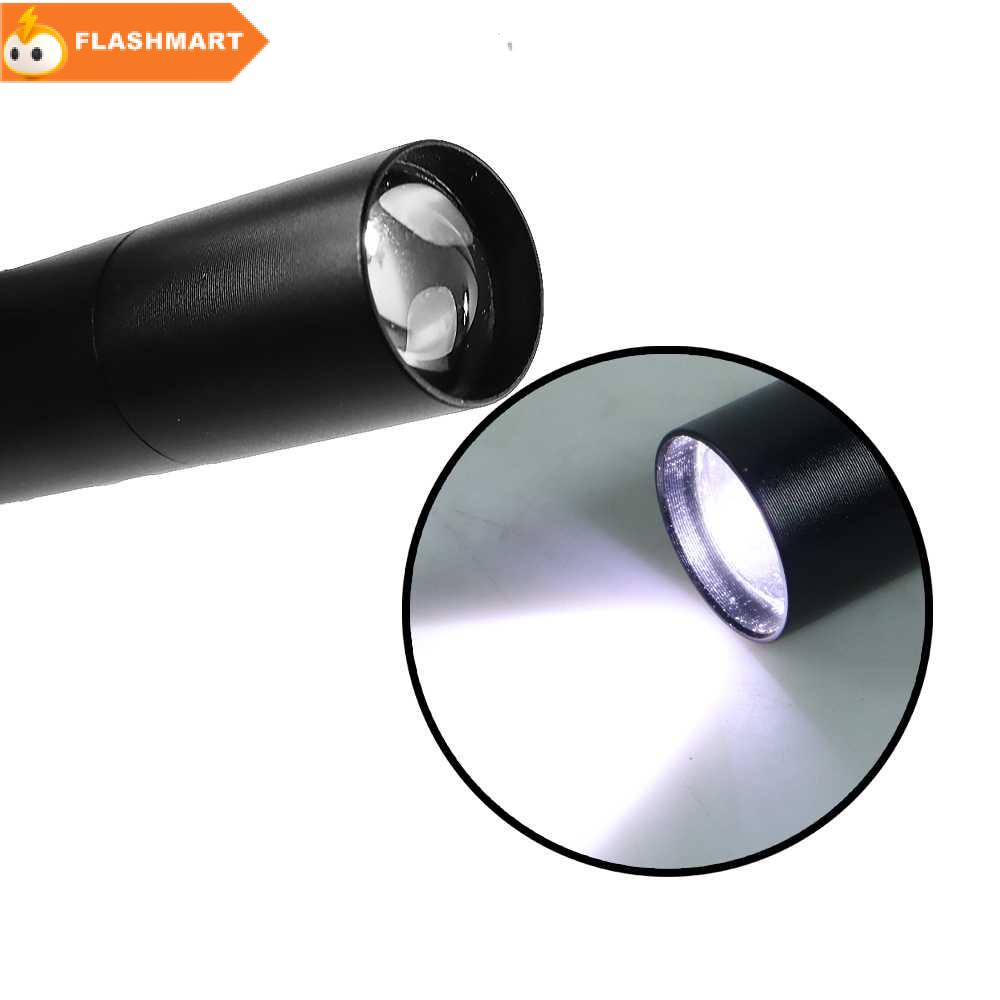 FLASHMART Senter LED Mini Rechargable Telescopic Zoom XPE - 3187