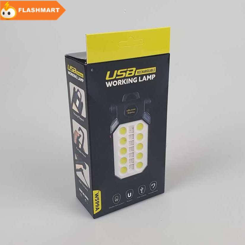 FLASHMART Senter Camping Lampu LED Portable Magnet COB 2000 Lumens - W599A