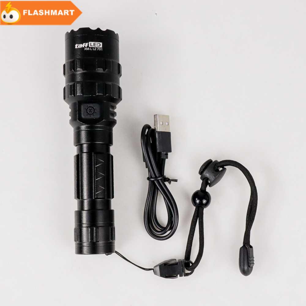 FLASHMART Senter LED Torch Hunting Cree XM-L L2 6500 Lumens - 701