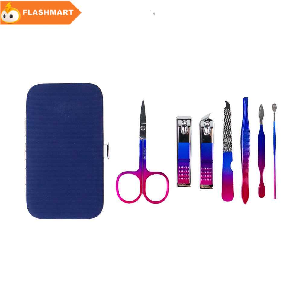 FLASHMART Nail Art Set Gunting Kuku Manicure Pedicure 7 PCS - 7023D