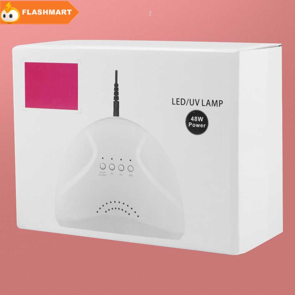 FLASHMART Pengering Kutek Kuku UV LED Nail Dryer 48W - CN48W