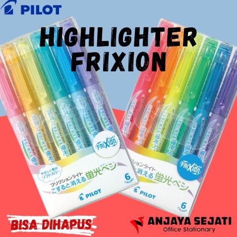 

Highlighter | Stabilo Frixion 6 Warna With Eraser - Bisa Dihapus