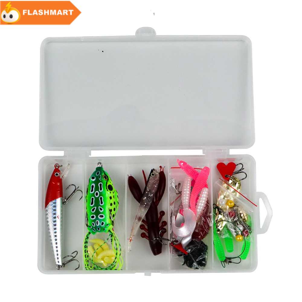FLASHMART Umpan Pancing Ikan Set Fishing Bait Kit 45PCS - DWS250-C
