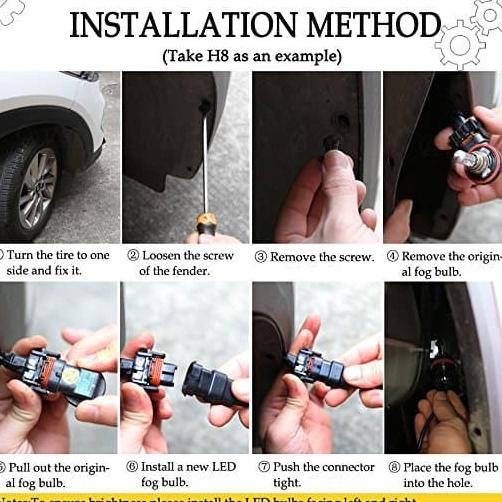 Foglamp Led H11 H8 H16 Dual Color / 2 Warna