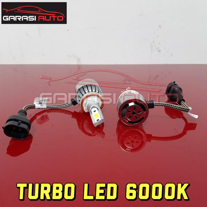 Turbo Led Lampu Foglamp H11 /H16 Putih Fog Lamp Jazz Rs Ertiga Apv