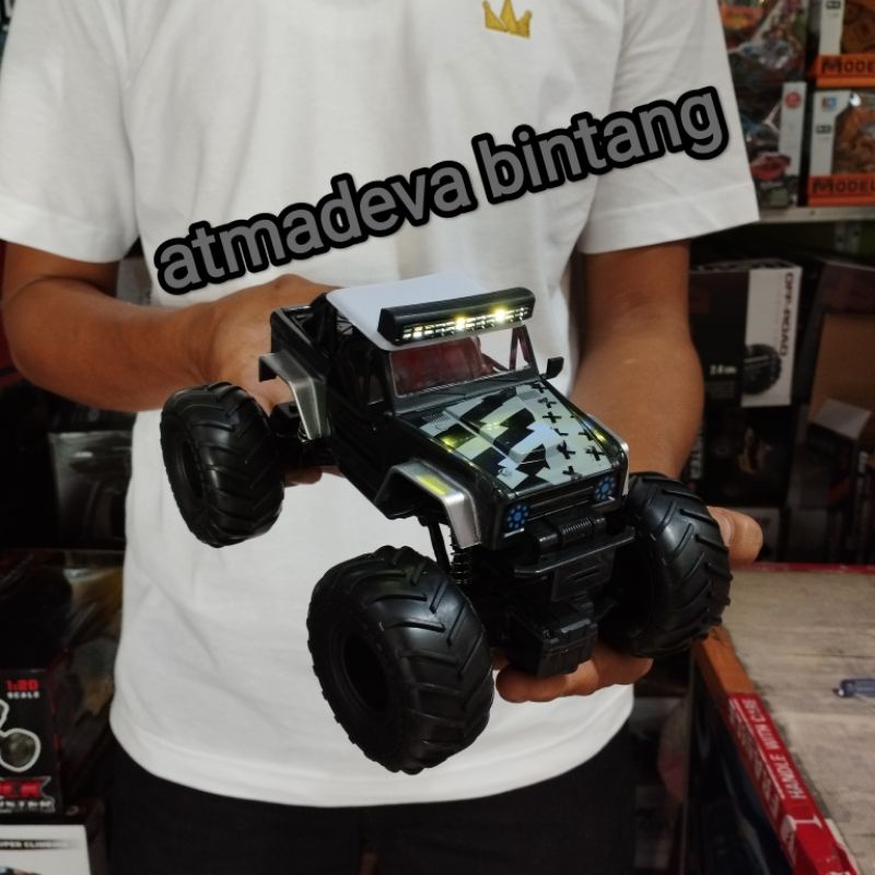 Mobil Remote Control Hero Deffender Led Scale 1:20 Batre Cash Mainan Keluarga Murah