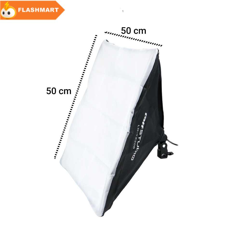 FLASHMART TaffSTUDIO Payung Softbox Reflektor 50x50cm E27 Single Socket - LD-TZ206