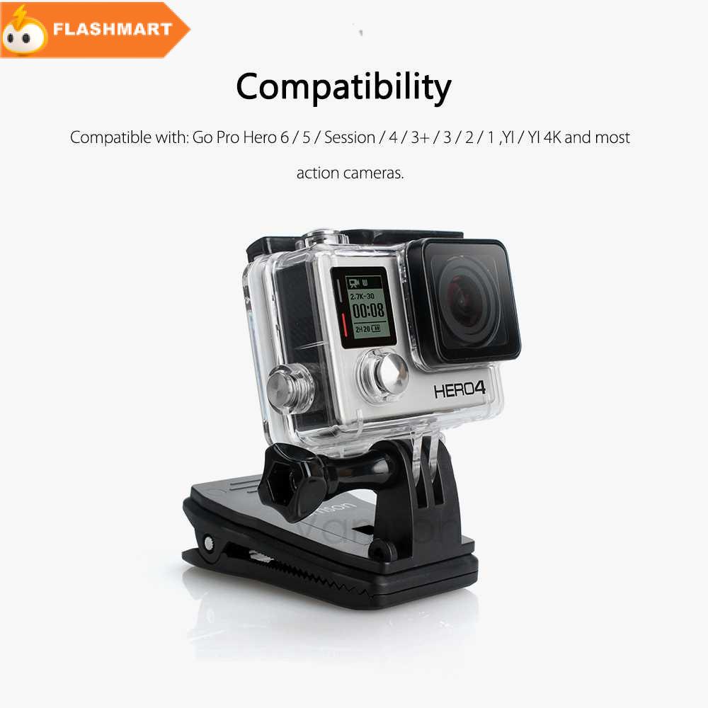 FLASHMART Vamson Clip Clamp Mount 360 Rotary for GoPro / Xiaomi Yi - VP512