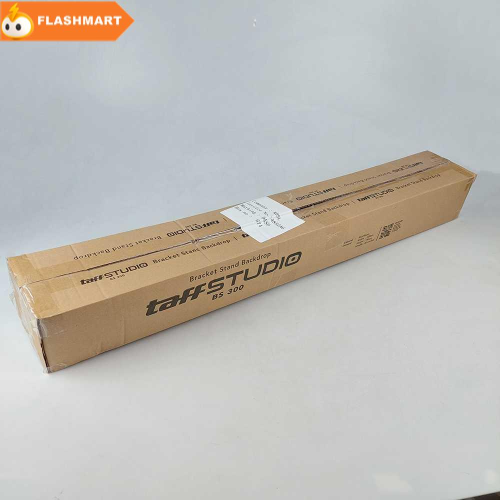 FLASHMART TaffSTUDIO Bracket Stand Backdrop Foto Studio 190 x 300 cm - BS-300