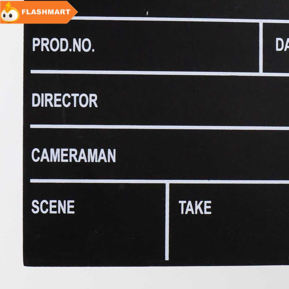 FLASHMART TaffSTUDIO Woopower Profesional Clapper Classical Movie Film - TP301