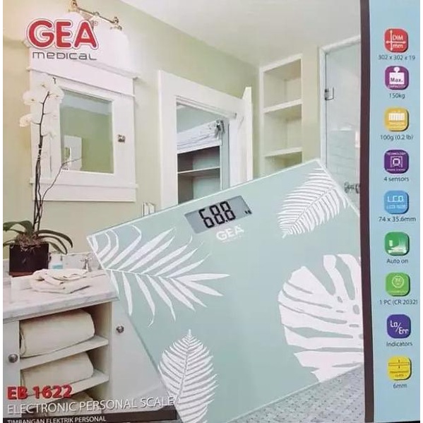 Timbangan badan GEA MEDICAL digital EB 162 Timbangan Portable - EPS
