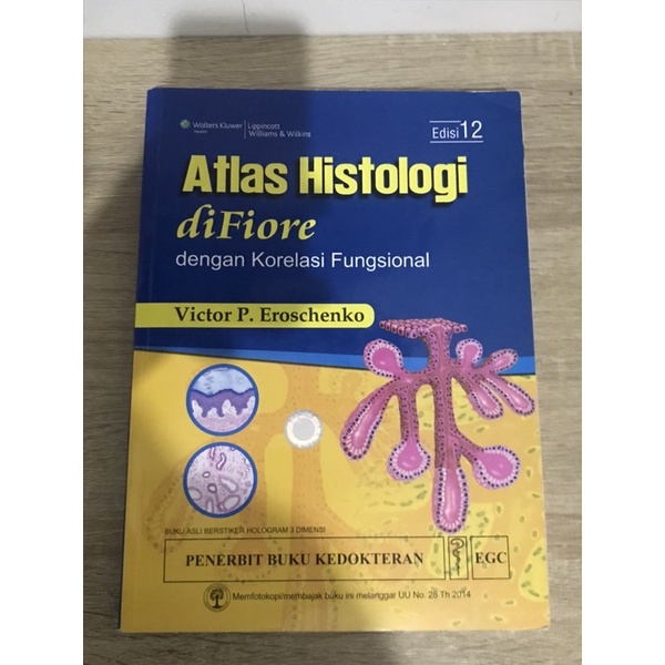 [Preloved] Buku Histologi Difiore Ori Edisi 12