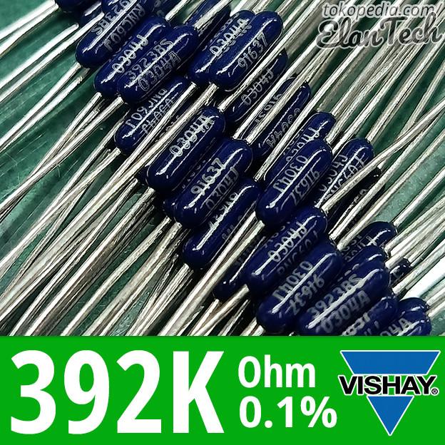 Resistor 392k 0.1% Vishay Dale RNC60 0.25W 392 Kilo Ohm Elan73c Murah