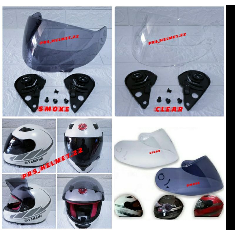 Kaca helm yamaha vixion/R15 helm full face yamaha