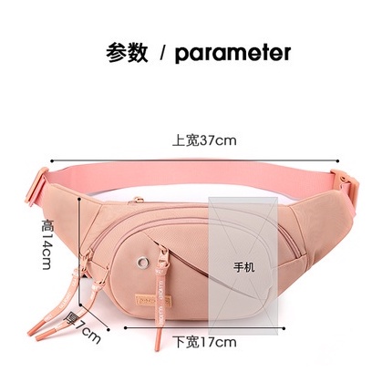 Tas pinggang BOBO FASHION 2049-3 tas pinggang wanita original import waistbag waterproof