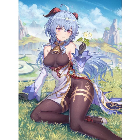 Costume Ganyu From Genshin Impact Fullset Rental