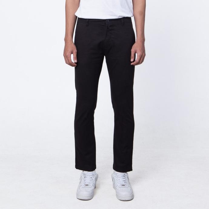FRANK CHINOS - JET BLACK - Bottoms Man Slim Fit Edwin Jeans