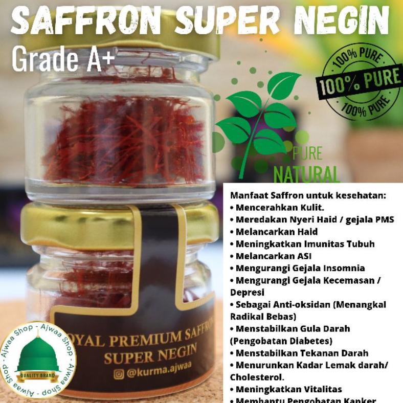 

Saffron Super Negin Grade-1, Qty 1 gram Best Seller