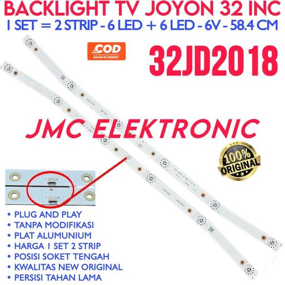 BACKLIGHT TV JOYON 32JD2018 LAMPU LED BL 6K 6 VOLT 32IN 32 INC