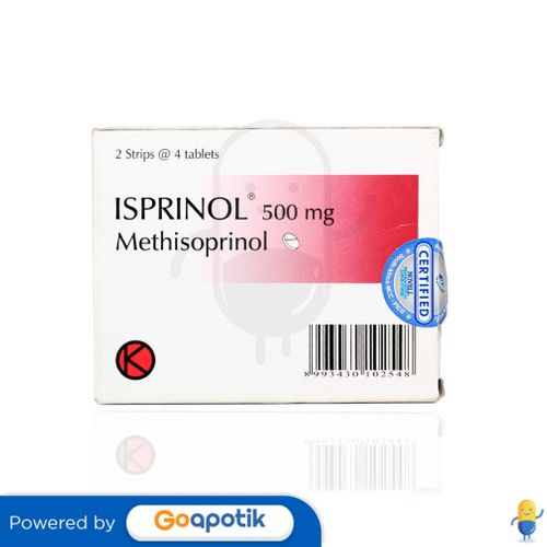 ISPRINOL 500 MG BOX 8 TABLET