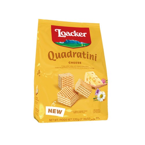 

Loacker Quadratini Cheese 220gr